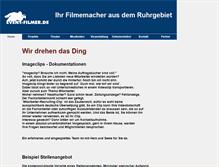 Tablet Screenshot of event-filmer.de