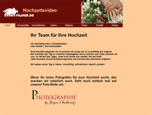 Tablet Screenshot of hochzeitsvideo.event-filmer.de